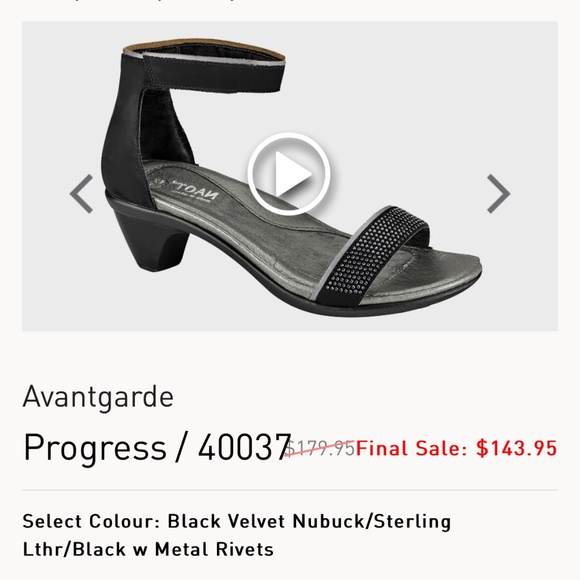 Naot Avantgarde sandals size 39 - Picture 1 of 5